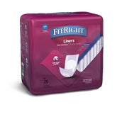 FitRight Incontinence Liners with Moderate Absorbency, 13" x 34", Odor Protection and Leak Guards